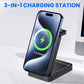 Caricatore Wireless Rapido 3 in 1 da 15W Pieghevole