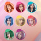 Polveri Coloranti per Capelli Monouso - Set da 8 Colori