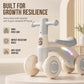 🚲🎵 Bicicletta Senza Pedali per Bambini con Musica & Luci LED – 4 Ruote Stabili, PP Alta Qualità, 14-54 Mesi, Max 60kg – 4 Colori 🌟✨