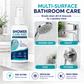 🚿 Spray Anticalcare ad Azione Rapida per Soffioni Doccia e Rubinetti – 50ml, Rimuove Depositi Minerali & Calcare – 1+1 Gratis ✨