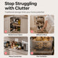 ⏰Carrello Organizer Multilivello Pieghevole con Ruote