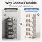 ⏰Carrello Organizer Multilivello Pieghevole con Ruote