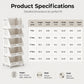⏰Carrello Organizer Multilivello Pieghevole con Ruote