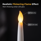 Candele LED a Fiamma Tremolante Senza Fuoco