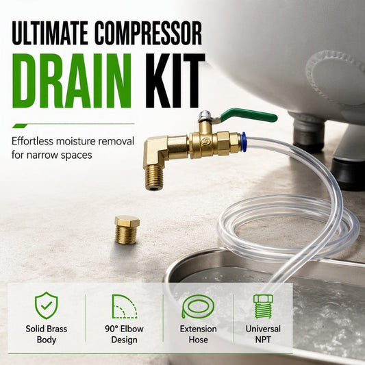 ✨💦 Kit Valvola di Scarico Universale per Compressori d'Aria
