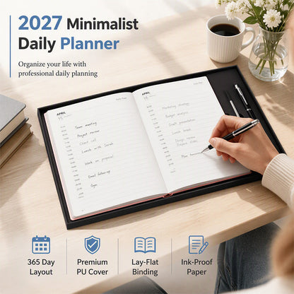 Agenda Giornaliera Minimalista 2027