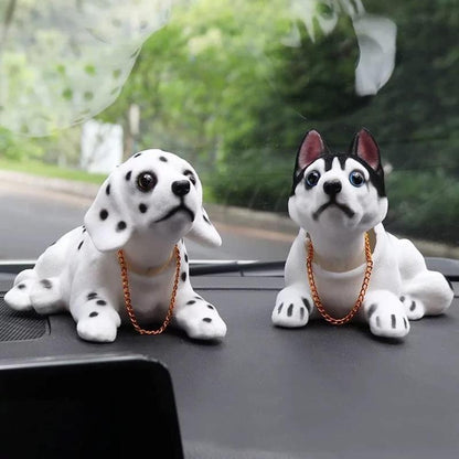 🐶 50% DI SCONTO!🚗 Crea un'Atmosfera Adorabile in Auto – Cagnolino Bobblehead, Design Carino, Stabile