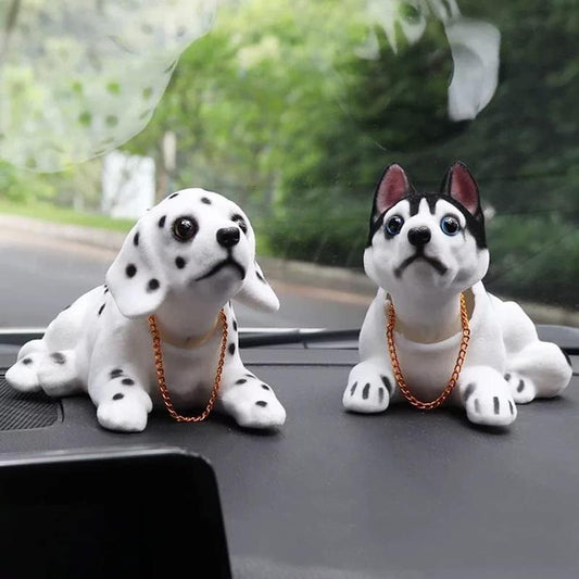 🐶 50% DI SCONTO!🚗 Crea un'Atmosfera Adorabile in Auto – Cagnolino Bobblehead, Design Carino, Stabile