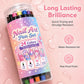Set di 24 penne per nail art a doppia punta
