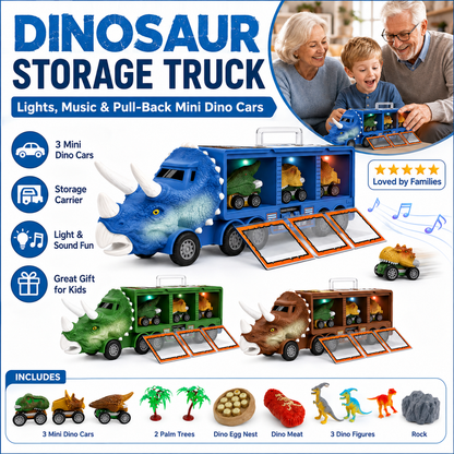 Camion Trasportatore Dinosauri Interattivo Giocattolo