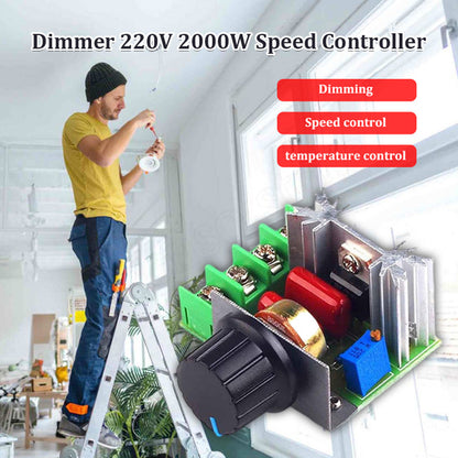⚡ 50% DI SCONTO! 🔧 Controller di Tensione Step Up & Down 2000W – Potente, Regolabile e Versatile per Riscaldatori, Motori e Lampade 💡✨