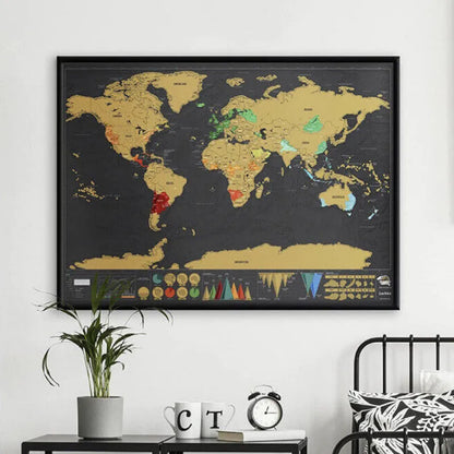 Mappa del Mondo da Grattare - Diario di Viaggio