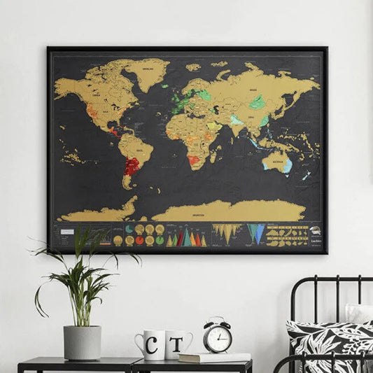 Mappa del Mondo da Grattare - Diario di Viaggio