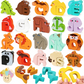 🧸 Giocattolo in Legno con Lettere e Animali da Abbinare | Impara l'Alfabeto Giocando 📚 | 26 Pezzi con Illustrazioni di Animali Colorate 🐶 | Bordi Lisci e Materiali Sicuri 🛡️ | Consigliato dai 3 Anni 👶