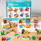🧸 Giocattolo in Legno con Lettere e Animali da Abbinare | Impara l'Alfabeto Giocando 📚 | 26 Pezzi con Illustrazioni di Animali Colorate 🐶 | Bordi Lisci e Materiali Sicuri 🛡️ | Consigliato dai 3 Anni 👶