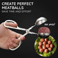 🍴 Stampino per polpette in acciaio inox – Polpette perfette in un solo gesto, senza sporcare e senza fatica