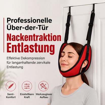 🚪 50% DI SCONTO! 💆 Dispositivo di Trazione per Collo – Montaggio su Porta e Sollievo dal Dolore ✨