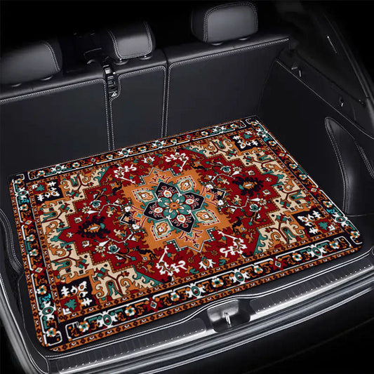 🚗🛡️ -58% ! 🌟Tappeto bagagliaio auto universale – Velluto cristallo e fondo antiscivolo