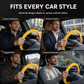 Coprivolante Universale per Auto da 38 cm in Silicone Antiscivolo e Traspirante per Volanti a O e D