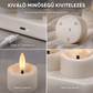 🕯️ Candele LED Ricaricabili Senza Fiamma – Lumini Tealight con Base di Ricarica e Telecomando ✨