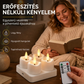 🕯️ Candele LED Ricaricabili Senza Fiamma – Lumini Tealight con Base di Ricarica e Telecomando ✨