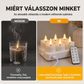 🕯️ Candele LED Ricaricabili Senza Fiamma – Lumini Tealight con Base di Ricarica e Telecomando ✨
