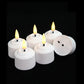 🕯️ Candele LED Ricaricabili Senza Fiamma – Lumini Tealight con Base di Ricarica e Telecomando ✨