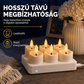 🕯️ Candele LED Ricaricabili Senza Fiamma – Lumini Tealight con Base di Ricarica e Telecomando ✨