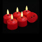 🕯️ Candele LED Ricaricabili Senza Fiamma – Lumini Tealight con Base di Ricarica e Telecomando ✨