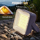 🏕️ Lampada da Campeggio LED a Ricarica Solare e Type-C 💡 | 3 Modalità Luce con Funzione Power Bank 🔋 | Base Magnetica e Gancio 🧲 | Impermeabile IPX4 per Tenda e Auto 🚗