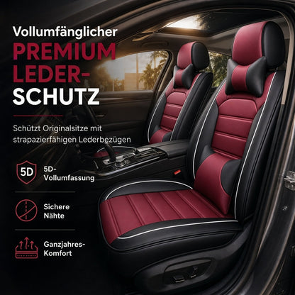 🚗 50% DI SCONTO 🪑 Coprisedili Auto in Similpelle con Imbottitura Multistrato, Protegge i Sedili da Sporco e Usura ☁️