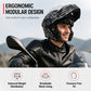 Casco Moto Modulare Apribile con Doppia Visiera