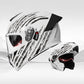 Casco Moto Modulare Apribile con Doppia Visiera