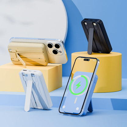 🔥Promozione a Tempo Limitato 50% DI SCONTO🔥Power Bank Magnetico con Supporto e Ricarica Rapida