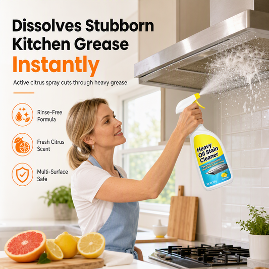 ⏳ Sconto Temporaneo 50% ⏰ Potente Sgrassatore Schiumogeno per Cucina 🍋🧴