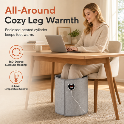 ❄️Must-have invernale! Scaldapiedi elettrico per sotto la scrivania🦶🔥 – Riscaldamento rapido e temperatura regolabile per piedi sempre caldi al lavoro o a casa ✨