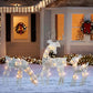 Set di Renne Natalizie Luminose a LED con Fiocco – Famiglia di Renne Decorative per Interno ed Esterno