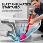 💥 Sblocca-Scarichi ad Alta Pressione per WC e Tubature – Aria Compressa, Nessun Chimico ✨