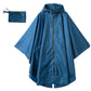 Unisex waterdichte lichtgewicht regenponcho met capuchon