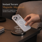 Custodia magnetica opaca con supporto fotocamera pieghevole