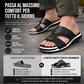 Pantofole Casual In Pelle Da Uomo