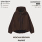 🧥 Giacca Antipioggia Corta Oversize con Cappuccio a Tesa Larga 💧 Orlo a Bolla e Polsini Regolabili