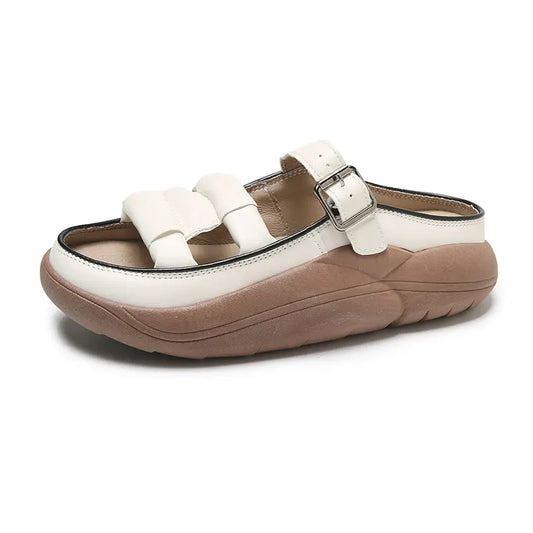 Women's Retro Thick Sole Low-cut Beach Sandals