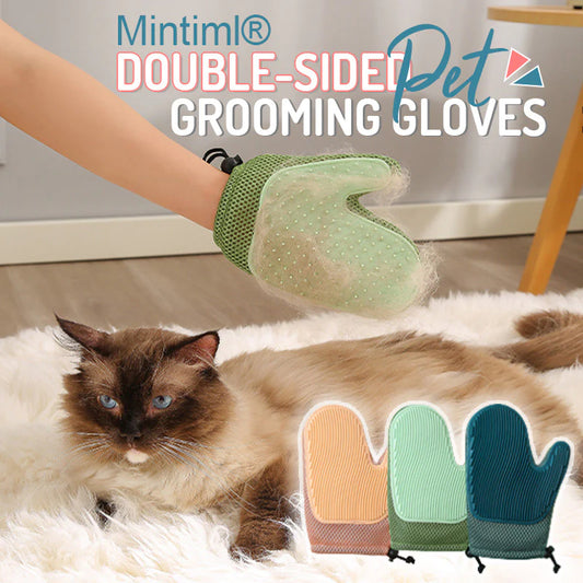 Double-sided Pet Cat Grooming Gloves