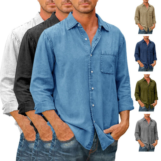 Men's High Quality Denim Shirts 【Long Sleeve】