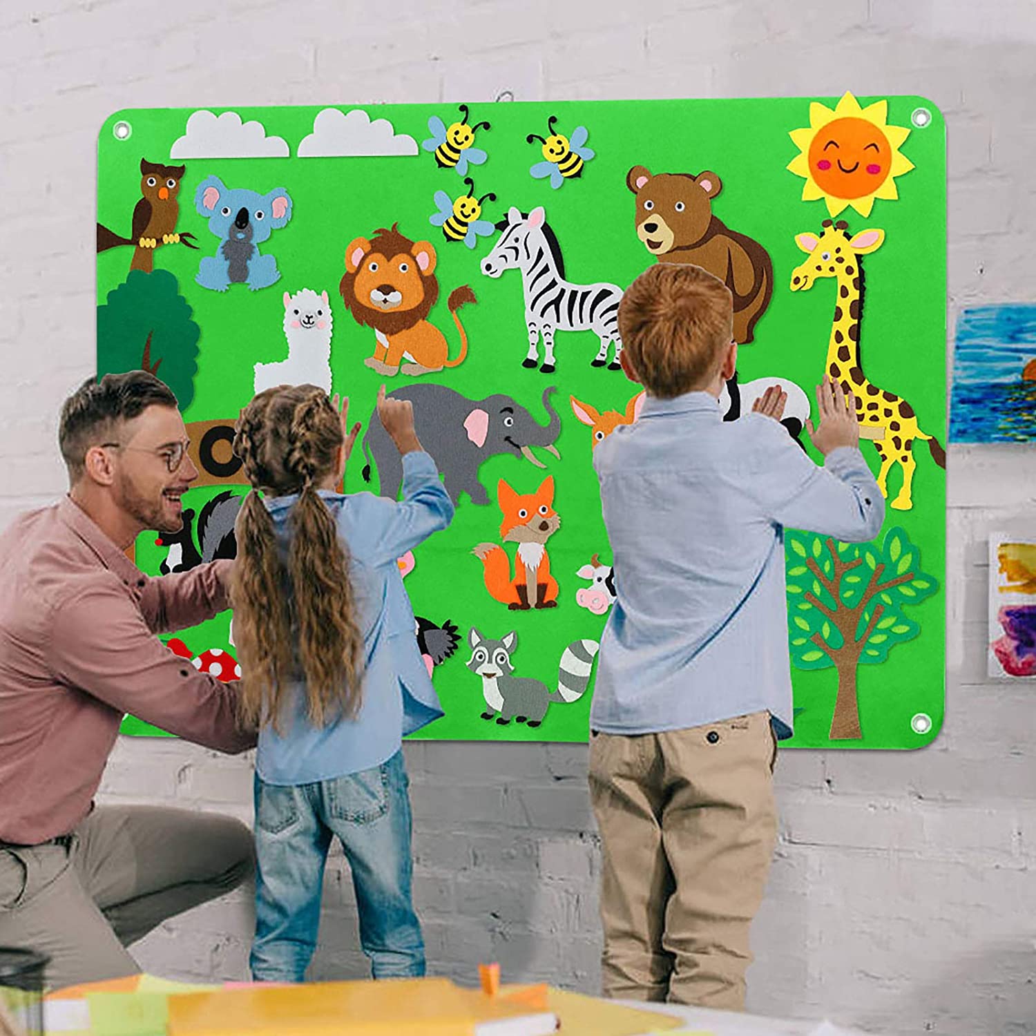 🔥Last Day Promotion - Children's teaching felt board – fourisily