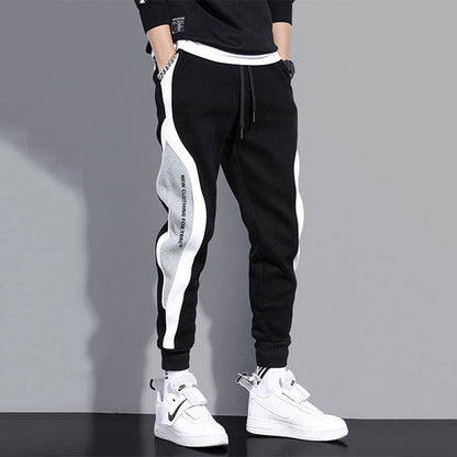 🎄Early Christmas Hot Sale🎅 - 50% off🔥Men’s Color Blocked Fashion Sports Drawstring Sweatpants