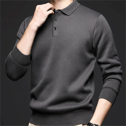 Winter Lapel Padded Thickened Sweater