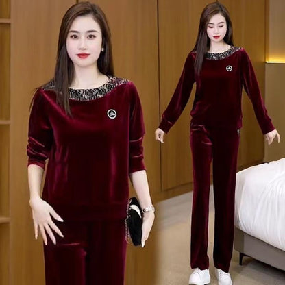 [🔥Best Gift for Her] Women's Soft Casual Long Sleeve & Pants Suit